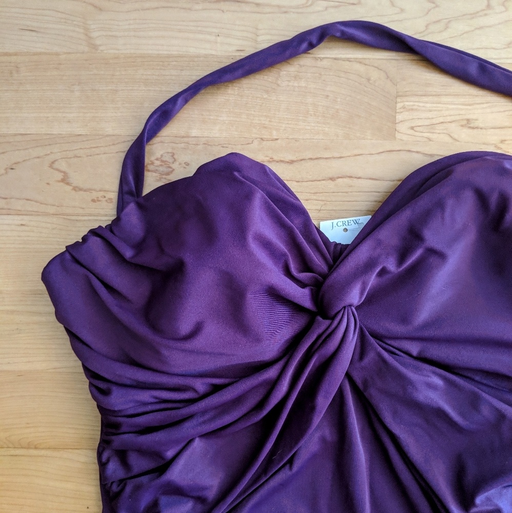 NWT ✨ J.Crew Underwire Halter One Piece, Size 14